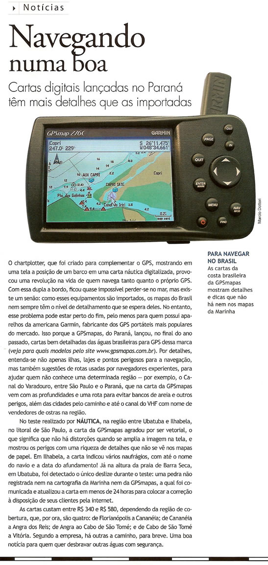 Reportagem Revista Náutica 2
